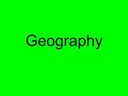 Geography. About the Course This semester-long course provides instruction and measurement of student learning in high school-level geography. The Delaware.