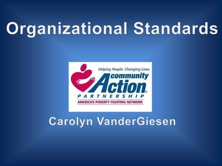 Organizational Standards