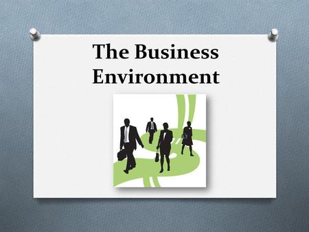 The Business Environment