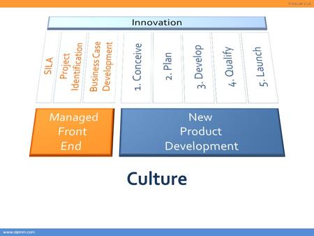  Module: SILA www.aipmm.com Culture.  Module: SILA www.aipmm.com I NPUT : C ULTURE – T HE S ECRET S AUCE Culture matters! Strategy succeeds when the.