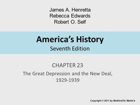 America’s History Seventh Edition