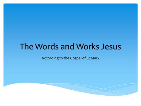 According to the Gospel of St Mark. Matthew 11:11 Among those born of women there has not risen anyone greater than John the Baptist. Mark 1:7 After.