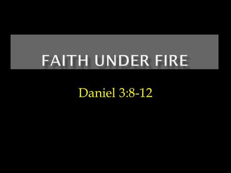 Daniel 3:8-12.  Must render to Caesar the things that are Caesar’s. Matthew 22:21  Must obey God rather than men.  Acts 4:18-20; Acts 5:27-29 Apostles.