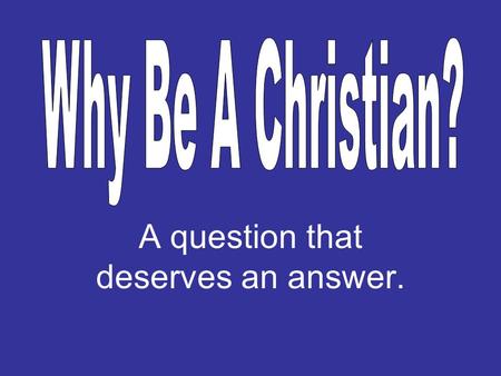 A question that deserves an answer.. Introduction Most people think if you have money, you have all the advantages in life. The disciples so thought -