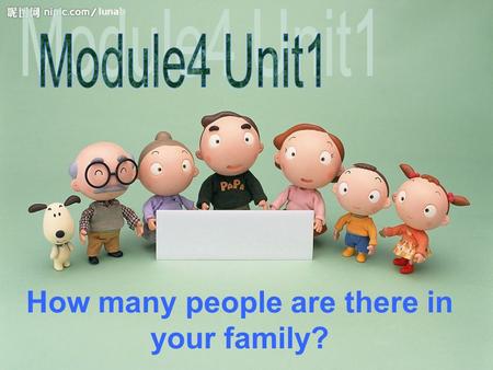 How many people are there in your family?