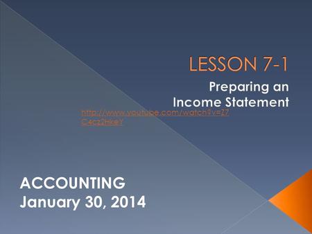 ACCOUNTING January 30, 2014  C4cz2HkeY.