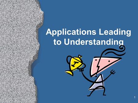 1 Applications Leading to Understanding. 2 Reasoning Fallacies Circular Reasoning l “ The Bible is the word of God. Why do you believe that? Because the.