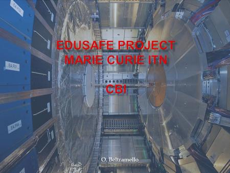 O. Beltramello. Who are we ? A Collaboration of 12 Partners EDUSAFE FP7 Marie Curie ITN Project 3.2 MEuros, 4 years program (started in Sept. 2012) CERN.