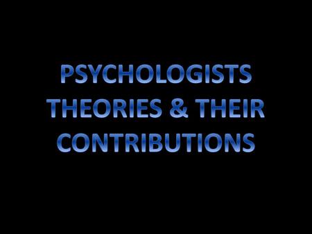 Focuses on trying to get inside the head of individuals in order to make sense of their relationships, experiences and how they see the world. The major.