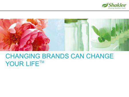 CHANGING BRANDS CAN CHANGE YOUR LIFE TM. AMERICANS ARE OVERFED AND UNDERNOURISHED FACT: 2,000% increase in fast food sales since 1976 FACT: 33% of our.