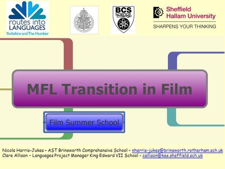 Nicola Harris-Jukes – AST Brinsworth Comprehensive School – Clare Allison.