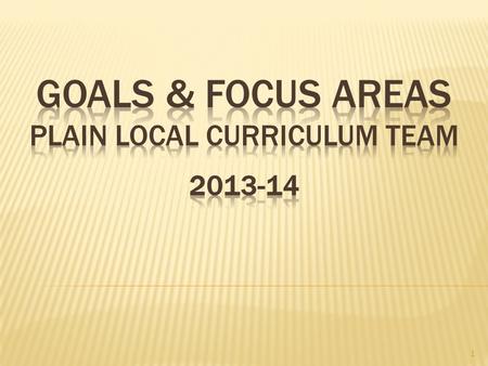 1. 1. All students read “on level” by end of 3 rd grade 2. 85% or more of all students will score at or above proficient in Spring 2014 3. 75% or more.