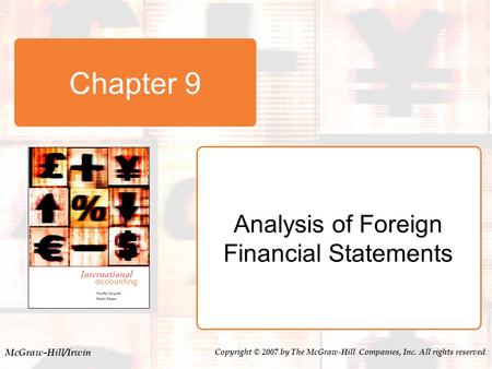 Analysis of Foreign Financial Statements