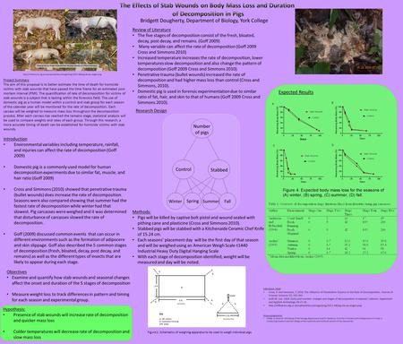 Project Summary The aim of this proposal is to better estimate the time of death for homicide victims with stab wounds that have passed the time frame.