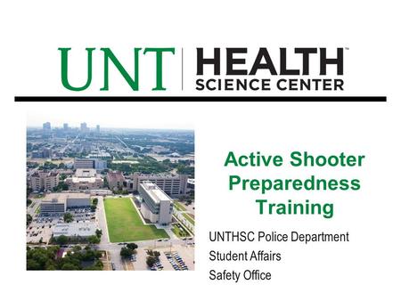 Active Shooter Preparedness Training