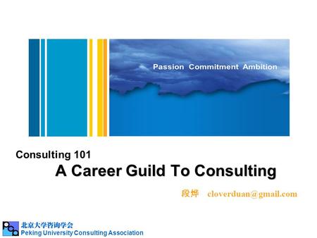 Consulting 101 A Career Guild To Consulting