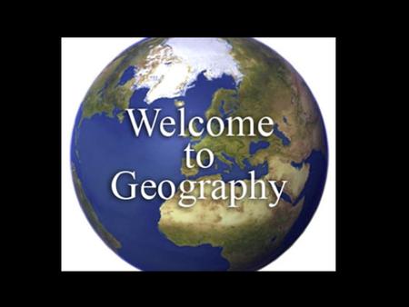 Part 1: Introduction and The Five Themes of Geography.