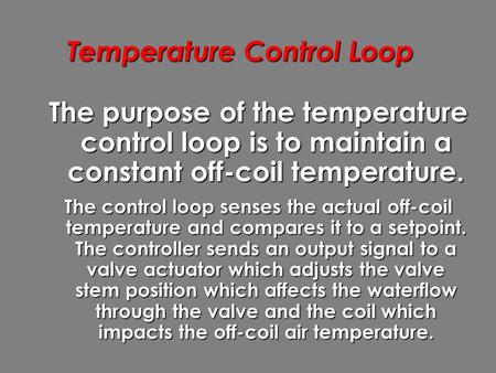 Temperature Control Loop