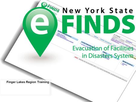 Finger Lakes Region Training. Technical Questions I cannot log into the HCS. I cannot find or open eFINDS. I do not see my facility listed in eFINDS.