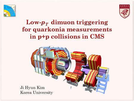 Ji Hyun Kim Korea University. Introduction Results of Trigger Study – Event generation – Trigger efficiency Trigger rates and Statistics 25 – 26 Sep.