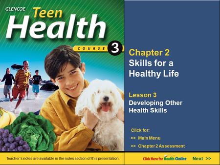 Skills for a Healthy Life