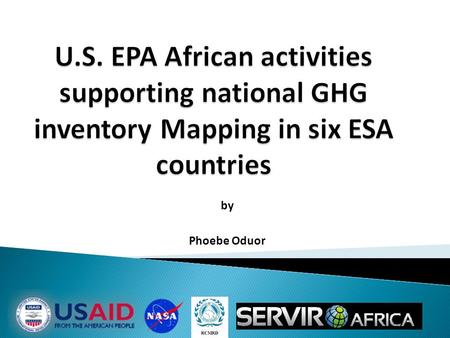 By Phoebe Oduor.  Countries are required to report on their GHG emissions to UNFCCC every four years (mandatory) and every two years (intermediary) 