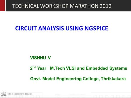 CIRCUIT ANALYSIS USING NGSPICE