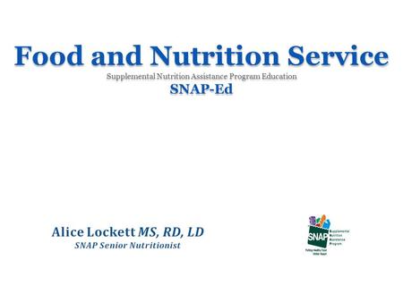 N = 52 3 4 5 By Number of Plans 6 7 8 9 52 State Agencies with Approved SNAP-Ed Plans Approved Federal Funding Total = $379,088,433 1890’s Funding.