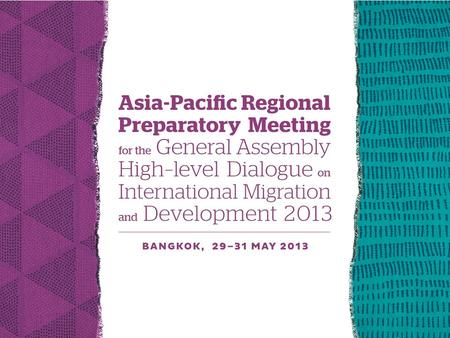 Review of migration and development policies and programmes and their impact on economic and social development, and identification of relevant priorities.