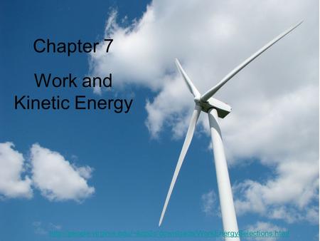 Work and Kinetic Energy