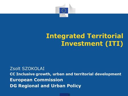 Integrated Territorial Investment (ITI)