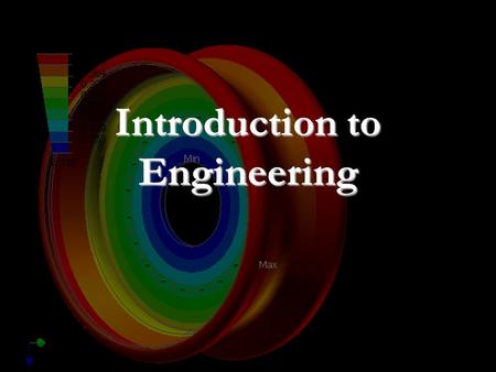 Introduction to Engineering. Engineering I Engineers build bridges. Engineers build bridges. Engineers test structures by loading them to failure. Engineers.