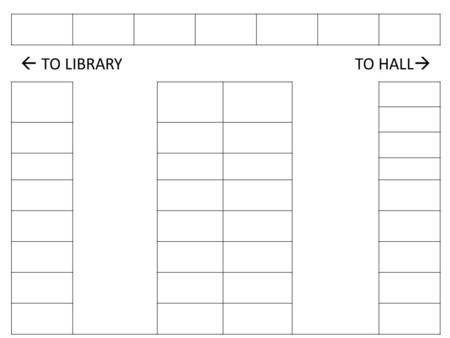  TO LIBRARY TO HALL . What to do… 1.Find your card and sit at that computer 2.Get out earbuds or get headphones from the rack 3.Get a piece of scratch.