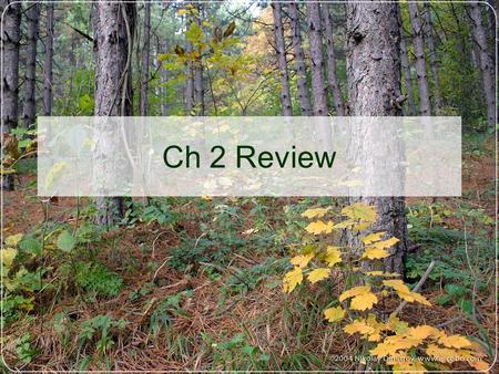 Ch 2 Review.