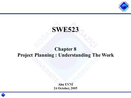 Project Planning : Understanding The Work