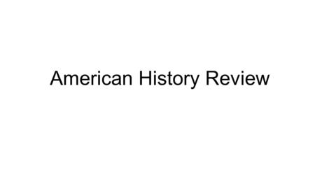 American History Review. When did the war with Britain begin?