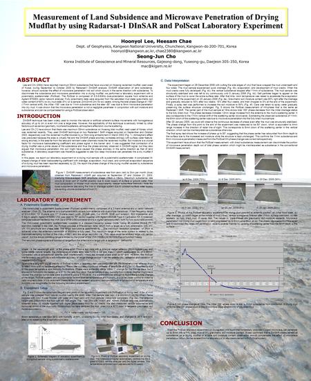 Fig. 2 and 3 show the schematic diagram and photo of the laboratory experiment with PolScat on a drying mud. A ton of mud sample was collected from natural.