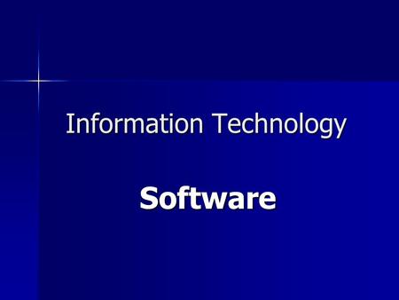 Information Technology