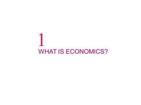 1 WHAT IS ECONOMICS?. © 2012 Pearson Education Definition of Economics All economic questions arise because we want more than we can get. Our inability.