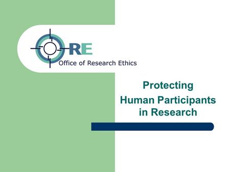 Protecting Human Participants in Research. Research with Humans 2 Contact Information Susanne Santi Senior Manager, Research Ethics 1027 Needles Hall.