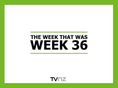 THE WEEK THAT WAS WEEK 36. PEAK FOR THE WEEK COMMENCING 4 th September 2011 (WEEK 36) Year on Year PUT’s increased 3% for AP 5+ and less than 1% for AP.