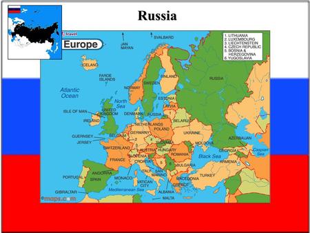 Russia. Russia Russia once had an emperor called a Czar (zar). Population 143 million.Population 143 million. The first person in space was a Russian.