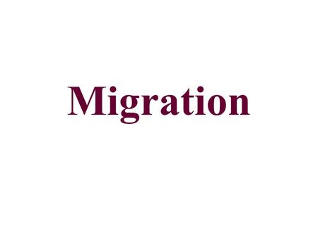 Migration. Migration A change in residence that is intended to be permanent. Emigration-leaving a country. Immigration-entering a country. Little Haiti,