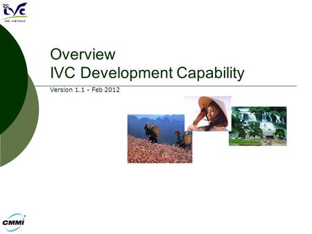 Overview IVC Development Capability Version 1.1 - Feb 2012.