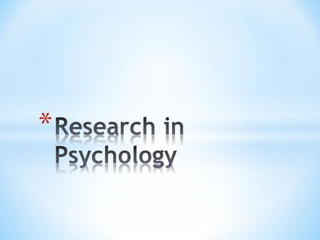 * The study of why people behave the way they do, with the knowledge that if we understand the causes of behavior can we control them. Could astrology,