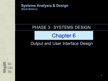 Output and User Interface Design