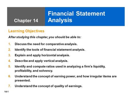 Financial Statement Analysis