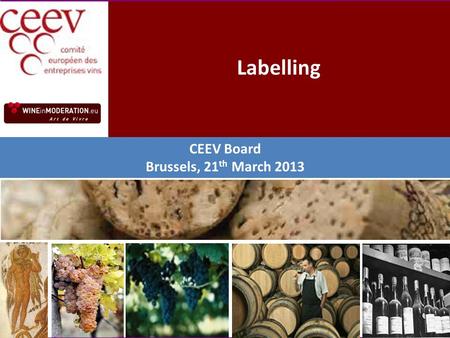 1 Labelling CEEV Board Brussels, 21 th March 2013.