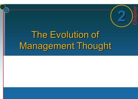 The Evolution of Management Thought