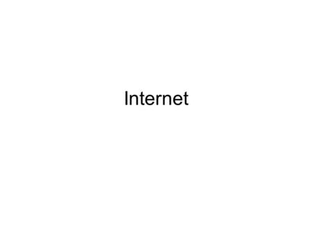 Internet. History ARPA Backbone IP Addresses –4 numbers separated by dots –Hard to remember –Exclusive club of users.